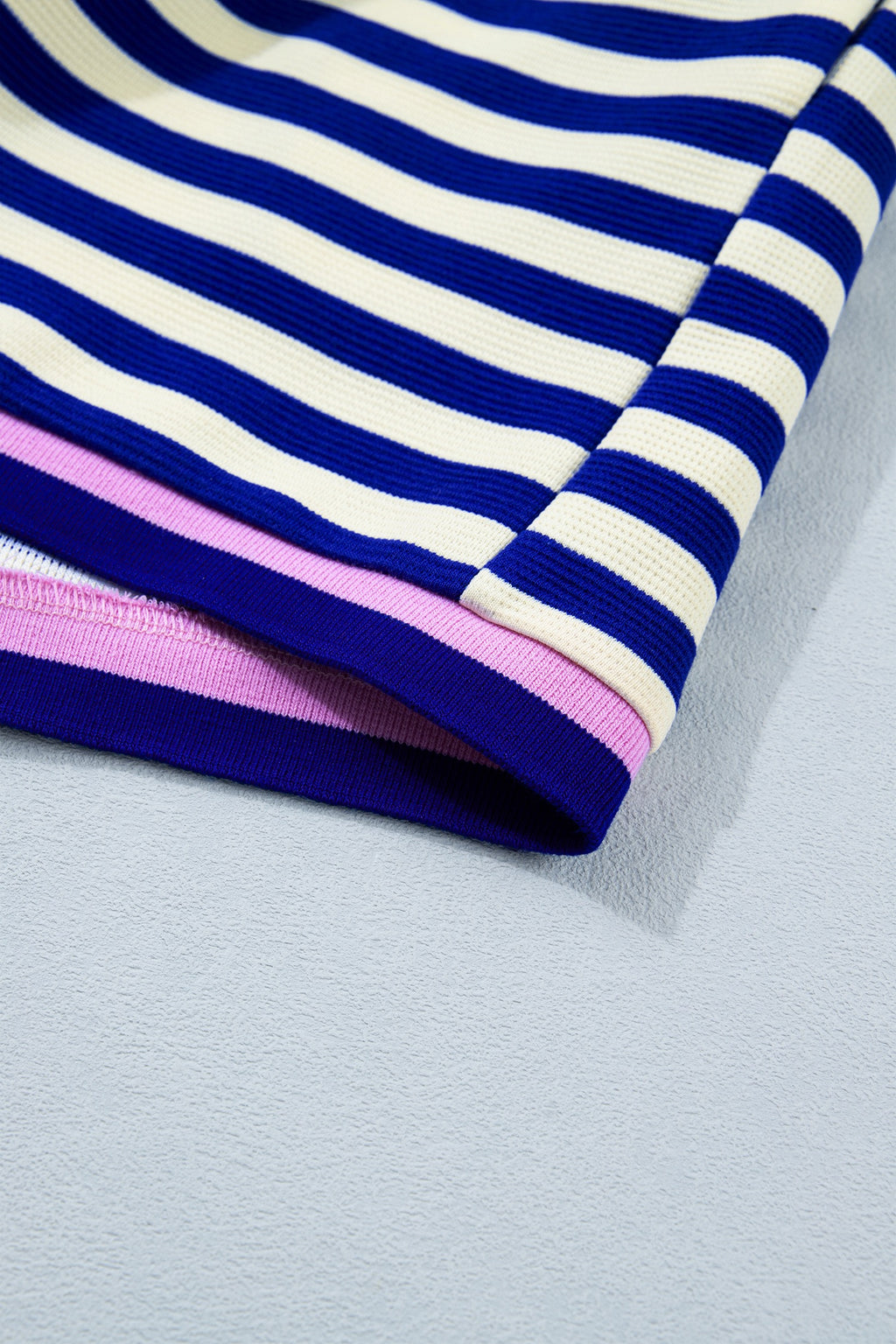 BLUE STRIPED SHORT SET